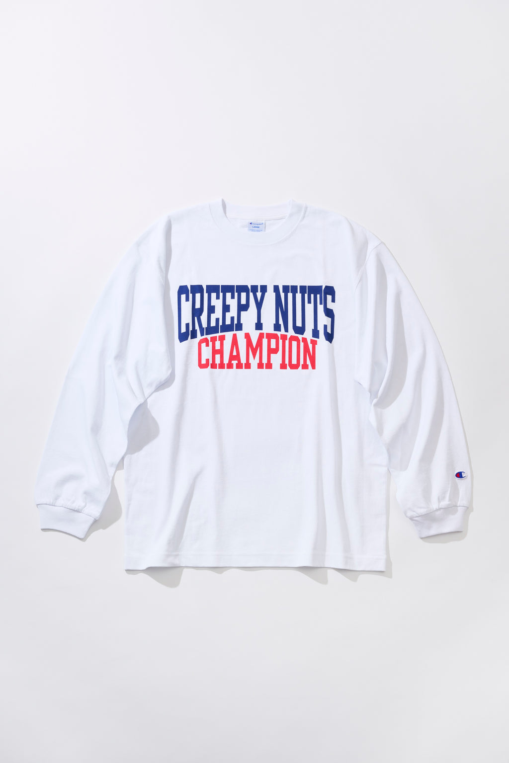 Creepy Nuts ×Champion LONG SLEEVE Creepy Nuts × Champion LONG SLEEVE T-SHIRT – Creepy Nuts STORE