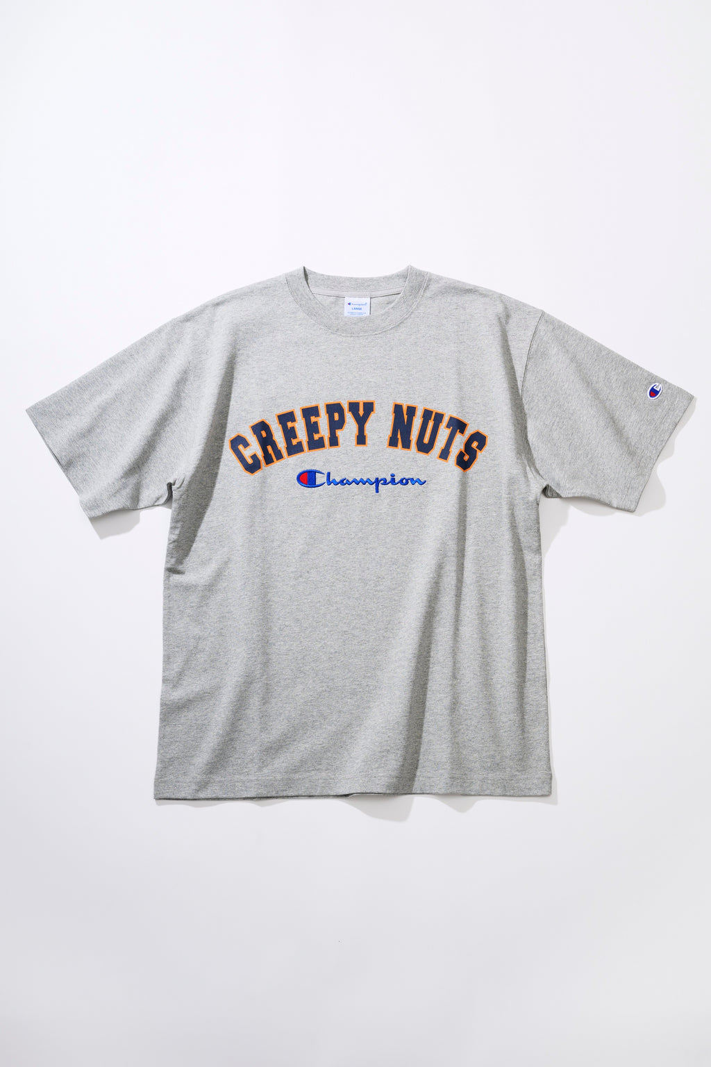 Creepy Nuts × Champion SHORT SLEEVE T-SHIRT '25② [OXFORD GRAY