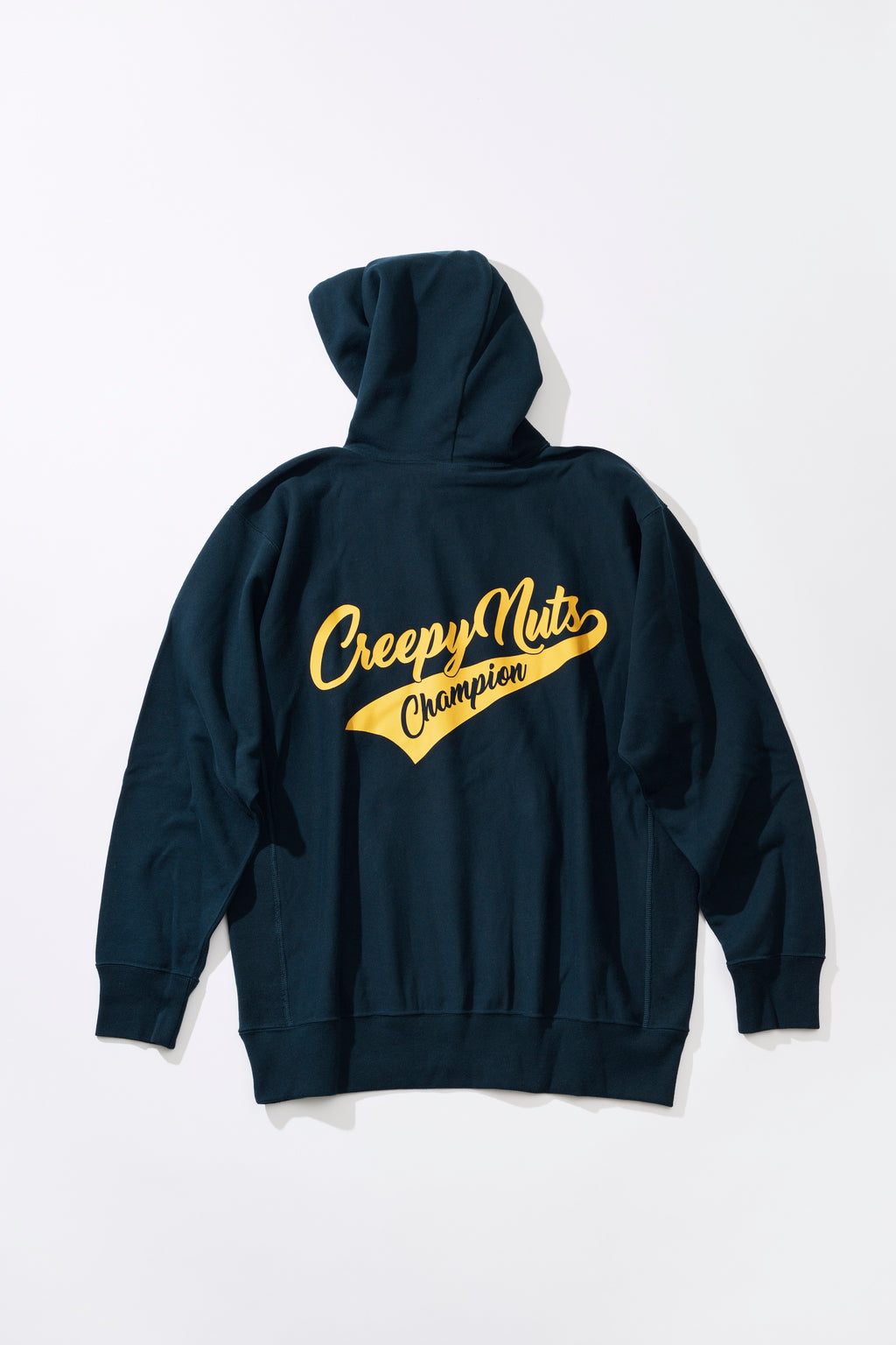 Creepy Nuts × Champion REVERSE WEAVE® HOODED SWEATSHIRT NAVY