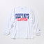 Creepy Nuts × Champion LONG SLEEVE T-SHIRT WHITE 