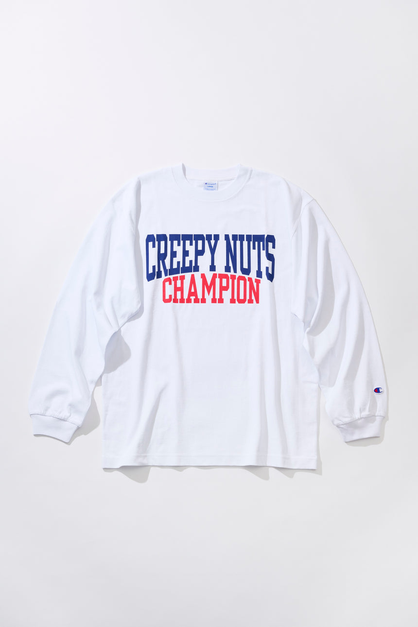 Creepy Nuts × Champion LONG SLEEVE T-SHIRT