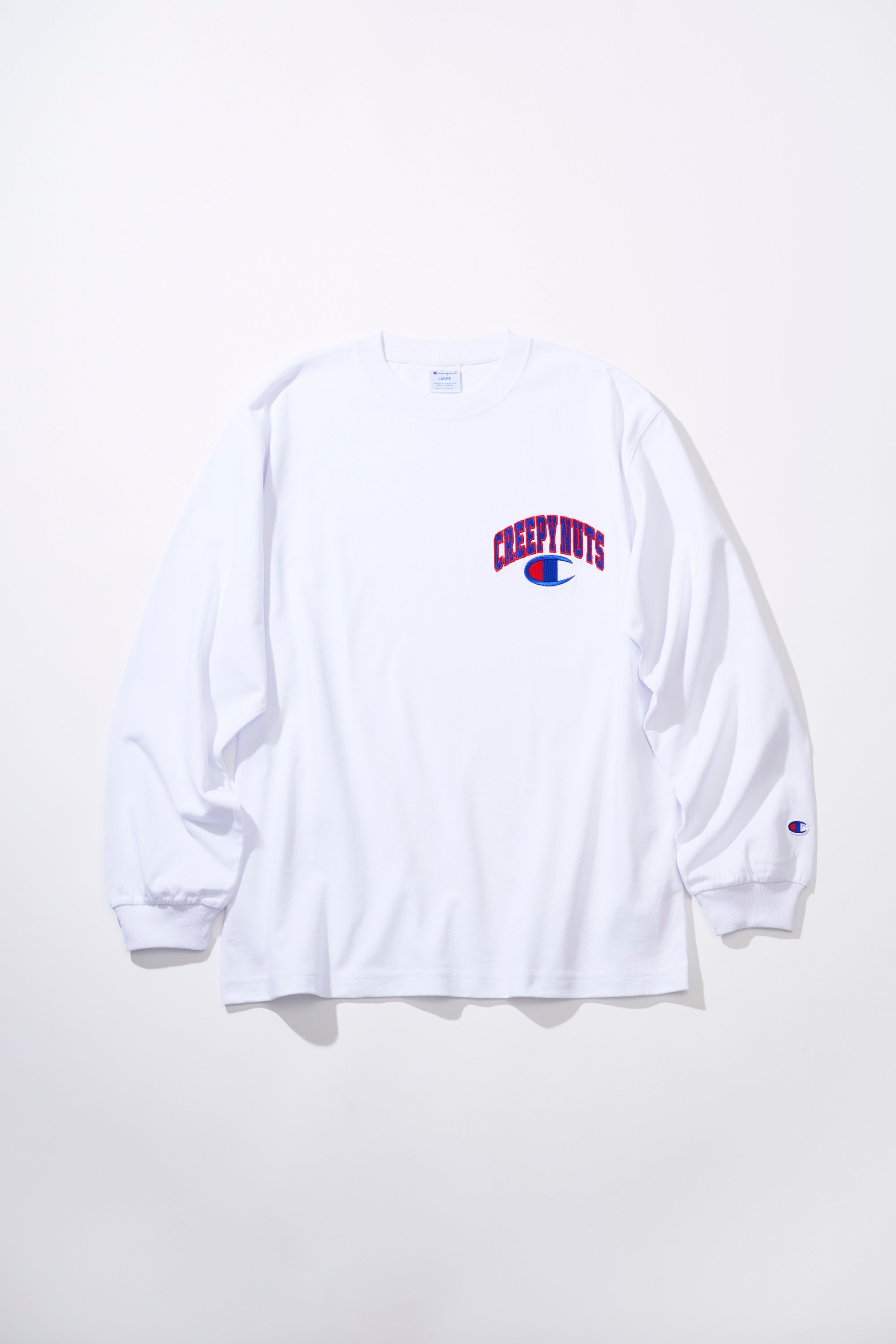 CreepyNuts　LEGION　Champion ロングTシャツMサイズ Creepy Nuts × Champion LONG SLEEVE T-SHIRT '25 [BLACK