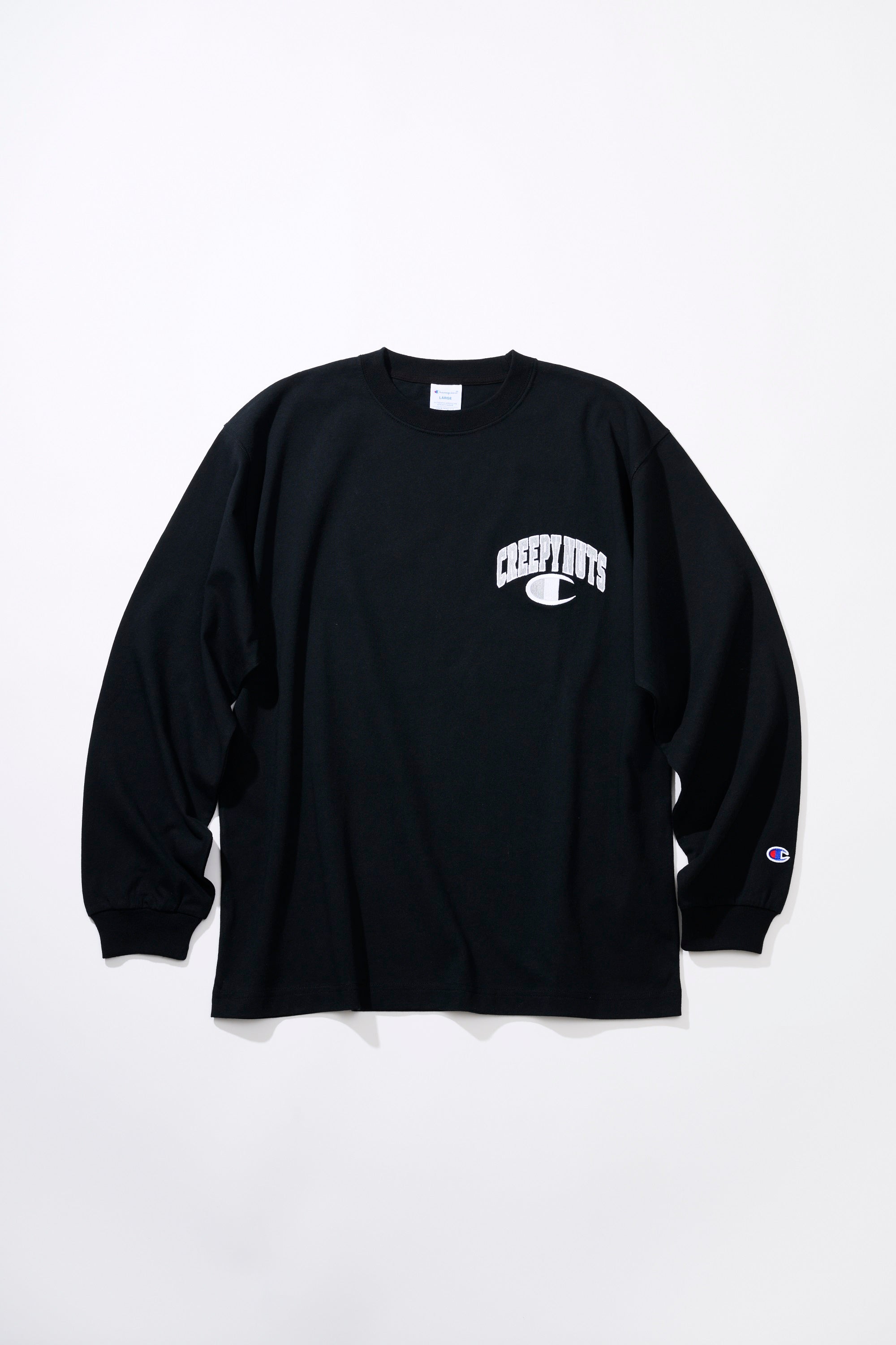 Creepy Nuts × Champion LONG SLEEVE T-SHIRT '25 [BLACK